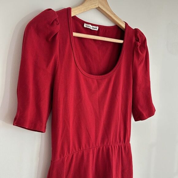 Reformation Elisha Red Puff Sleeve Dress size small - Picture 7 of 12